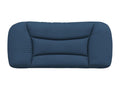 Coussin tête de lit bleu 90 cm tissu TTQT72836