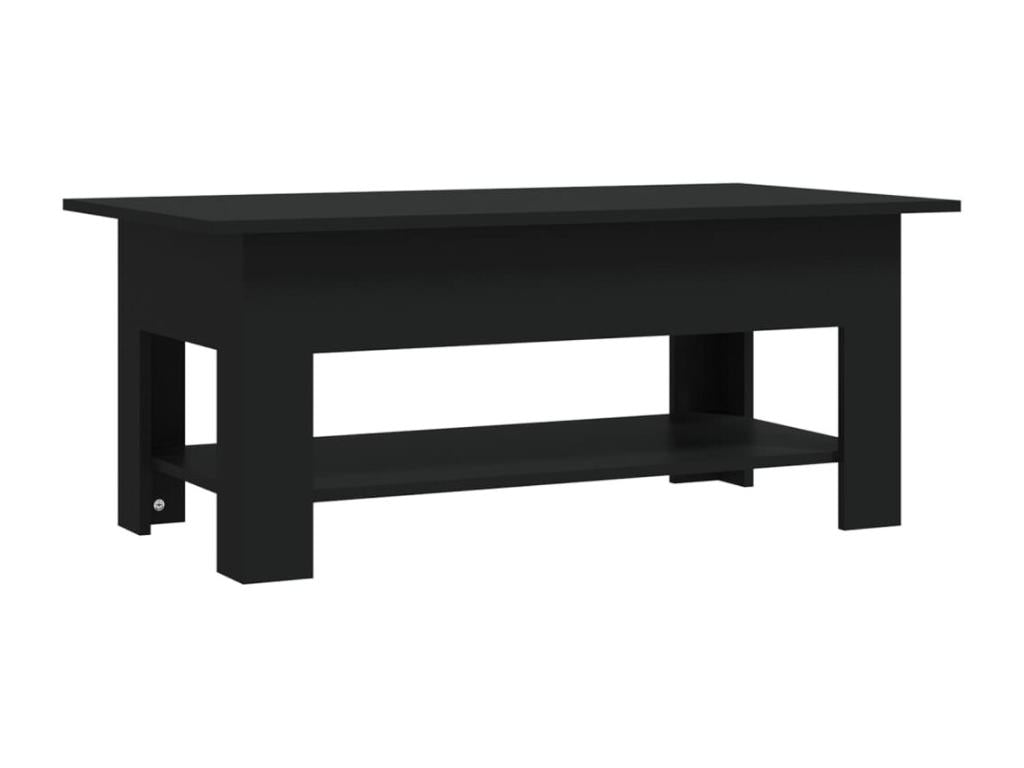 Table basse Noir 102x55x42 cm Aggloméré VAHV81222