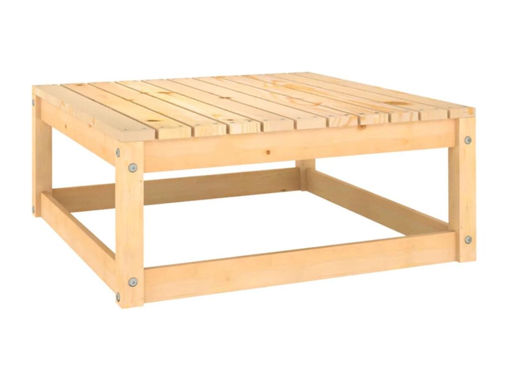 Salon de jardin 7 pcs avec coussins Bois de pin massif ULKU75587