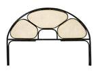 Tête de lit en cannage et rotin noir 160 cm UQWV26843