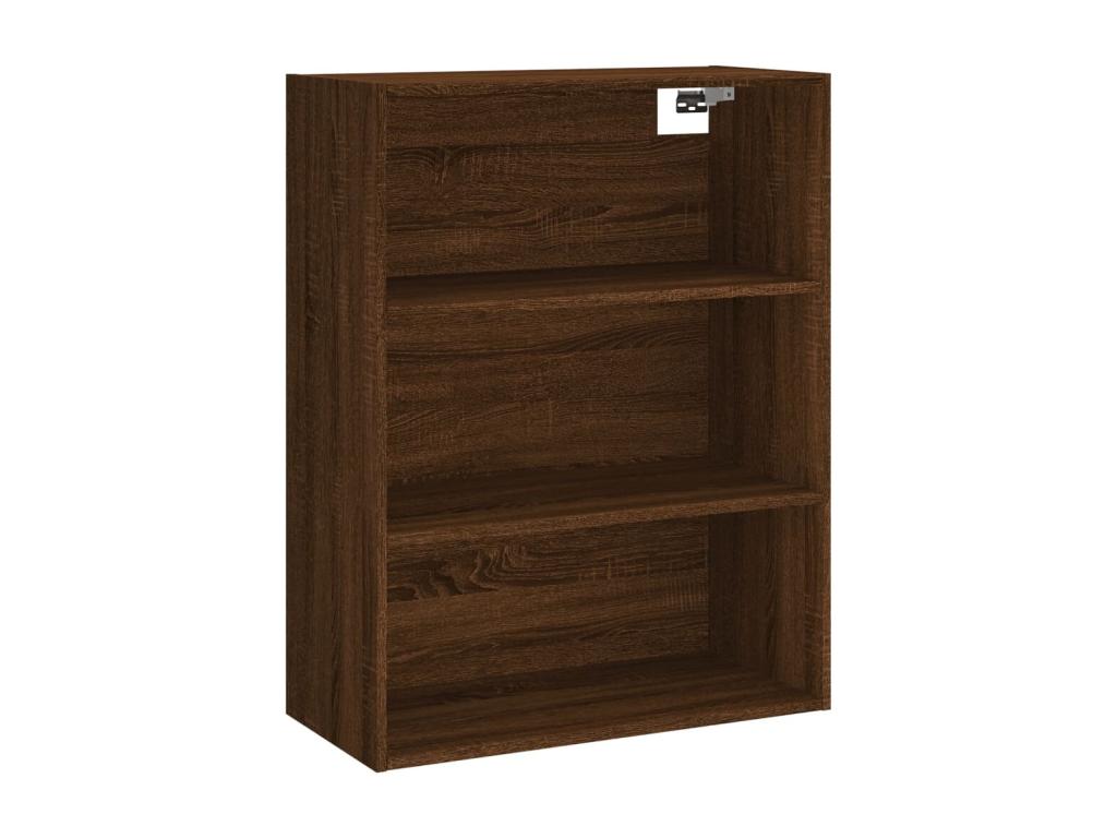 Buffet haut Chêne marron 69.5x34x180 cm Bois d'ingénierie KGCL68922