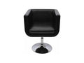 Fauteuil de bar lot de 2 cuir artificiel noir QIIE57838