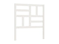 Tête de lit Blanc 81x4x104 cm Bois massif de pin ZVGU59926