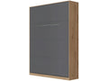 Armoire Lit escamotable 140x200cm Lit Rabattable Lit Mural Artigeoérieur Vertical Chêne Sauvage/Anthracite FGTT16842