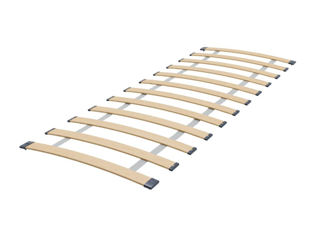 Lit enfant Artigeo avec tiroir balustrade et matelas inclus - Sans graphique - 140 cm x 70 cm OWAE12027