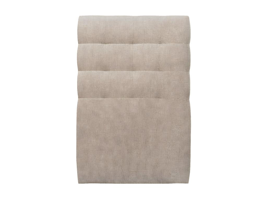 Tete de lit Capitonnée Tissu Beige brun L 90 cm - Ep 10 cm rembourré ZBTE51361