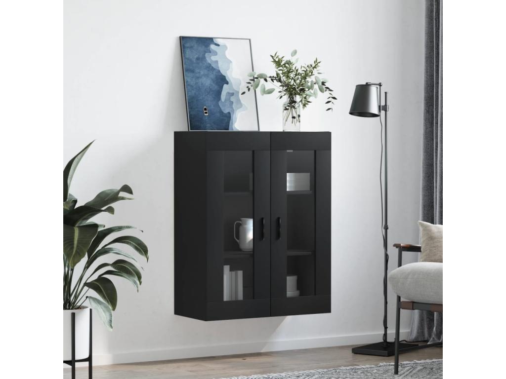Armoire murale noir 69.5x34x90 cm YWFT37475