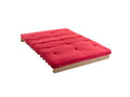 Matelas Artigeo coeur en mousse à mémoire de forme rouge 90x190 LKHF21460