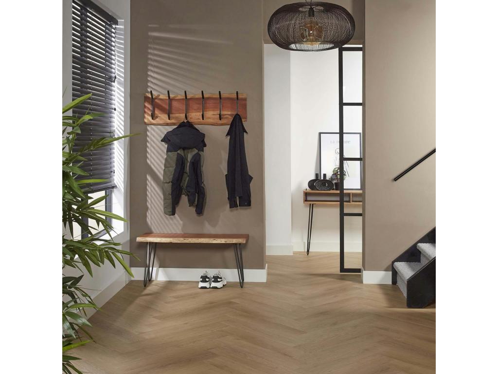 Portemanteau mural bois massif 6 double crochets Cosymeub TAEQ88752