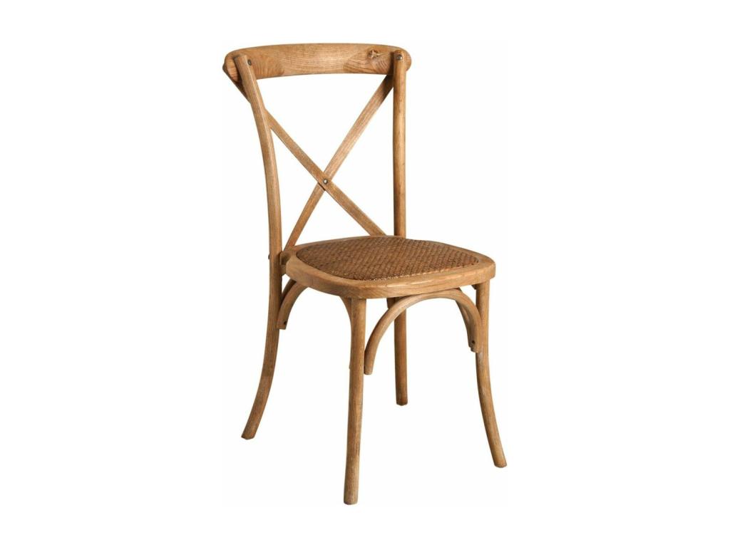 Chaise Cosymeub en orme empilable Lot de 4 VMKI51973