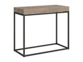 Console extensible 90x40/196 cm Artigeo Small Chêne Nature cadre Anthracite WMPB94597