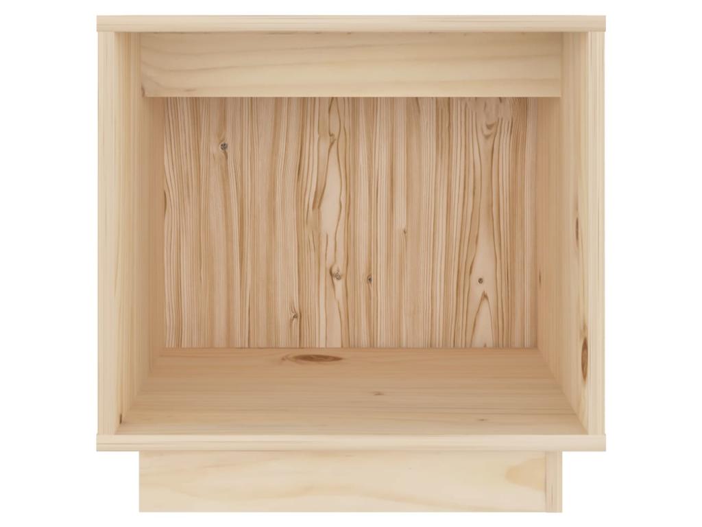 Table de chevet 40x30x40 Bois de pin solide 2 ERLV15423
