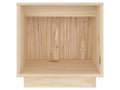 Table de chevet 40x30x40 Bois de pin solide 2 ERLV15423