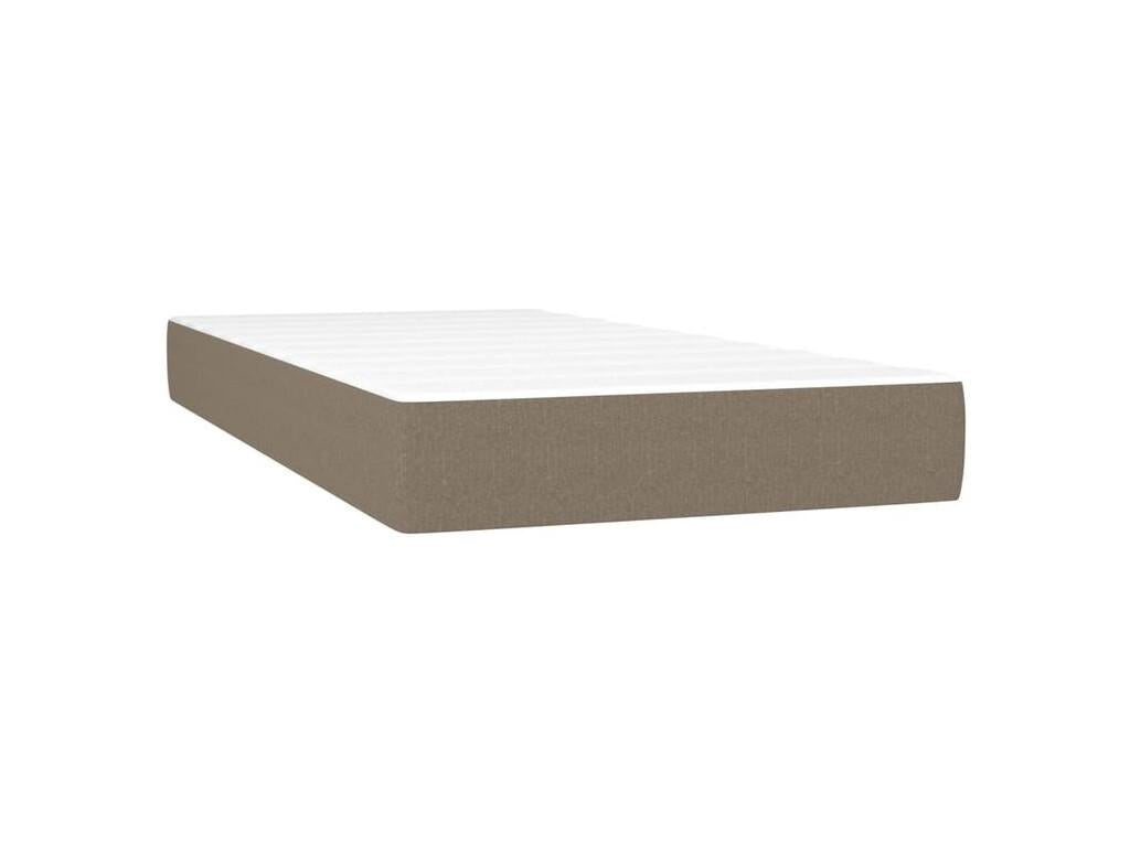 Sommier à Artigeo de lit avec matelas Artigeo 90x200 Tissu HLGW85137