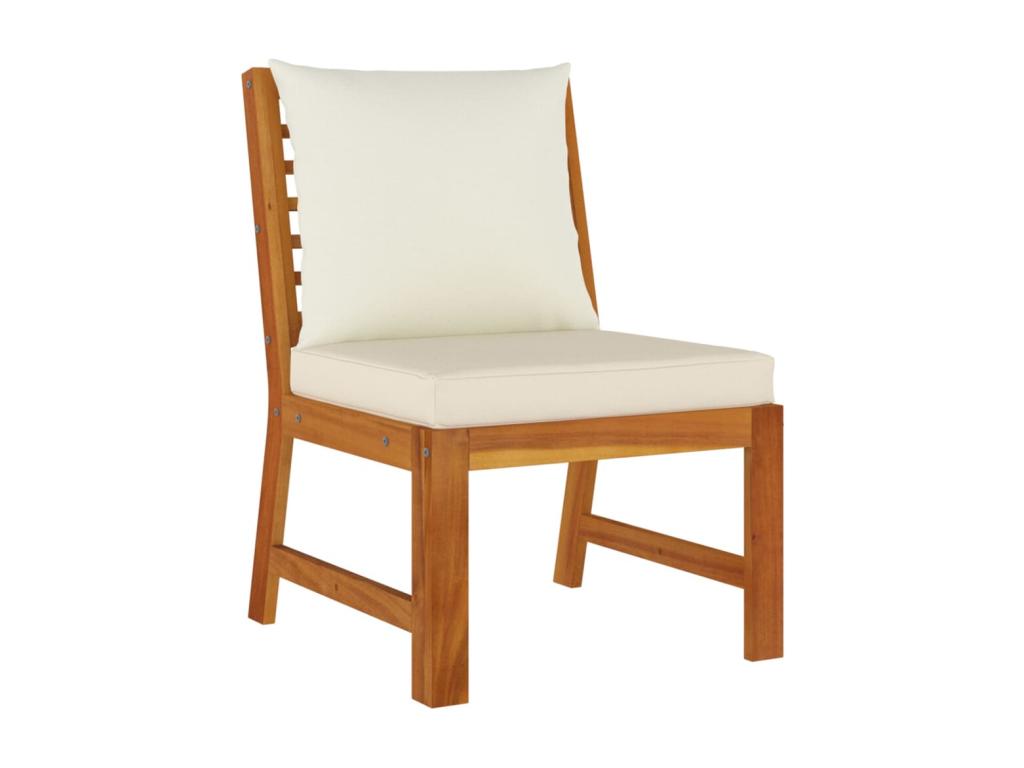 Ensemble de salle à manger de jardin coussins 7 pièces Bois Cosymeub FYGS65977