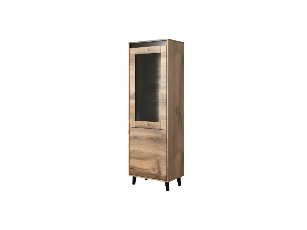 Vitrine 1 porte Artigeo 60 cm style industriel LVMO16392