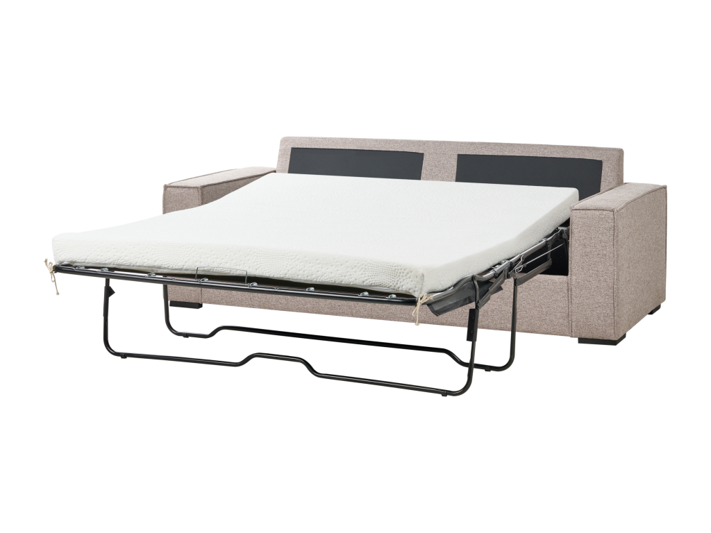 Canapé-lit Cosymeub Tissu Marron clair 2 places TWDQ53313