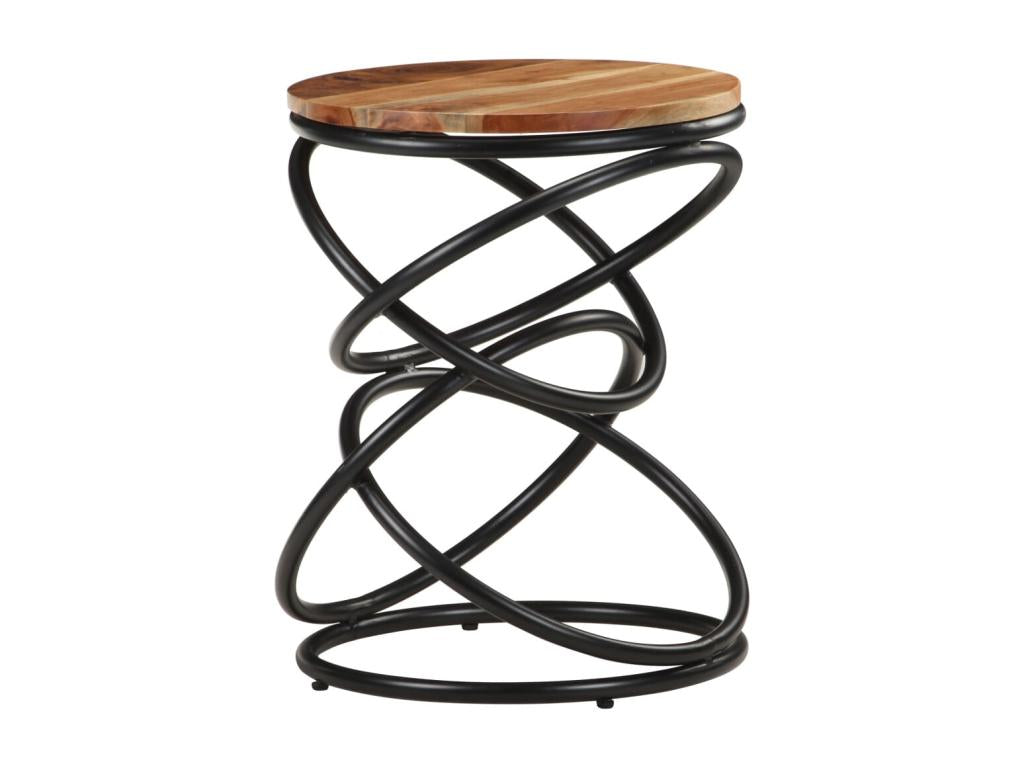 Table d'appoint 40x40x52 Bois d'Artigeo massif RVYK35273