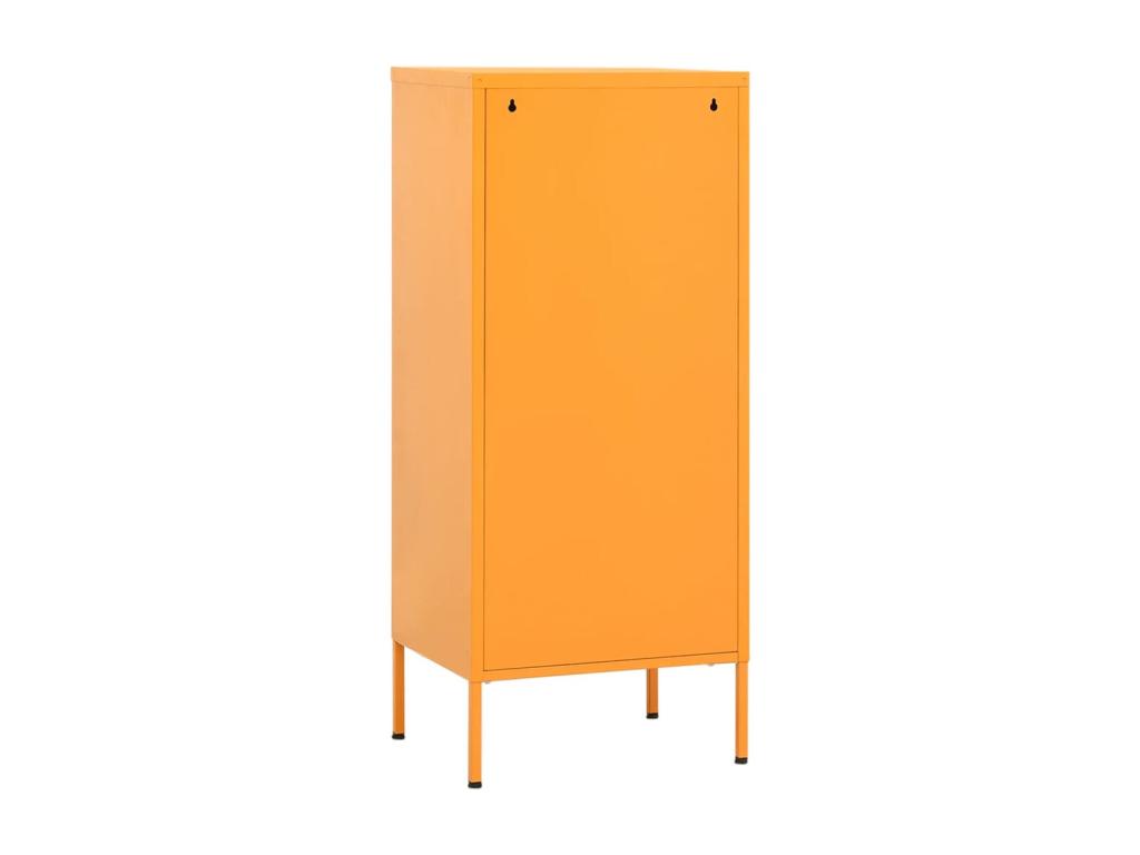 Armoire de rangement Jaune moutarde 42.5x35x101.5 cm Acier REOP46514