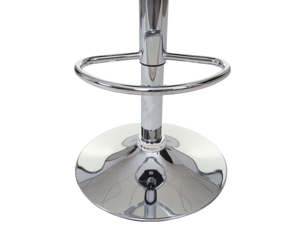 2x Tabouret de bar Cosymeub-B14 cuir synthétique - blanc PPKO04504