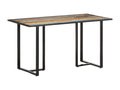 Table de salle à manger 140 cm Bois de récupération massif MROW60730