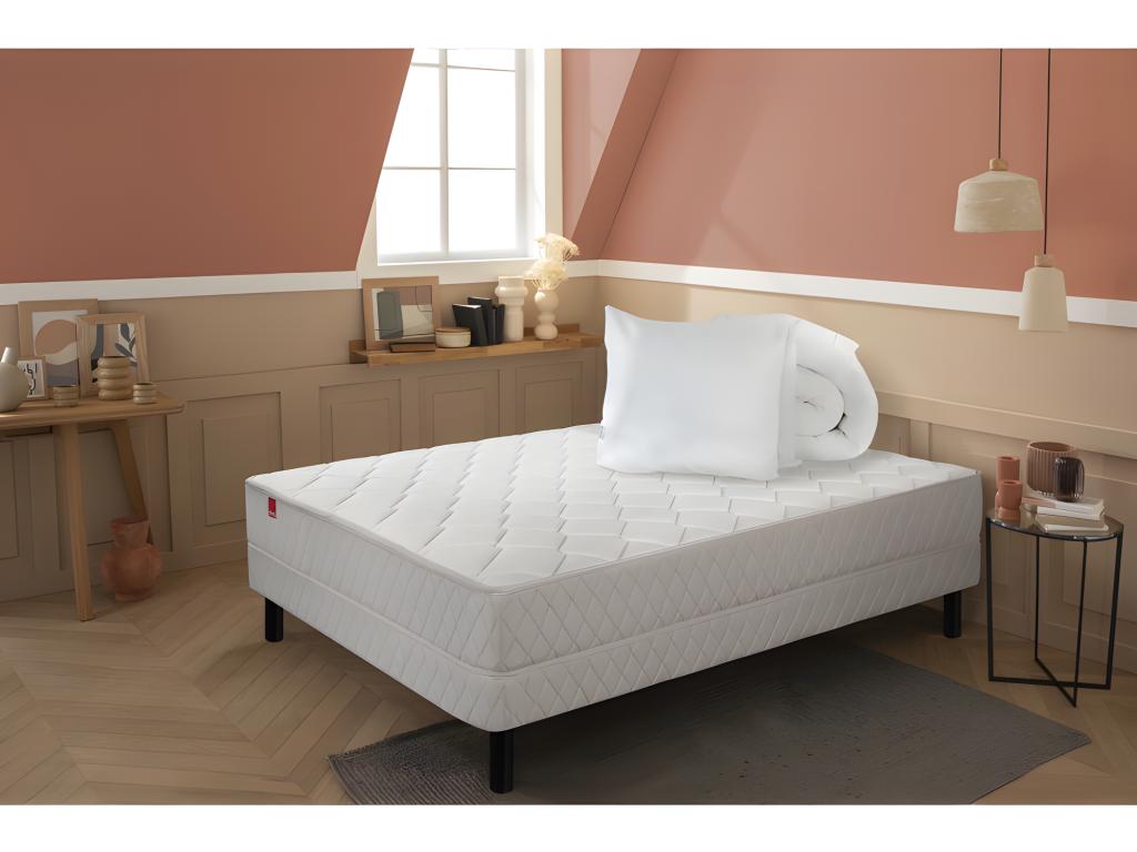 Pack Chezlova Rêveur 2 Tout-en-un 160x200 - Double Sommier TJVU72951