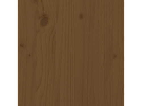 Banc de jardin marron miel 80x38x45 bois de pin massif IEZC29148