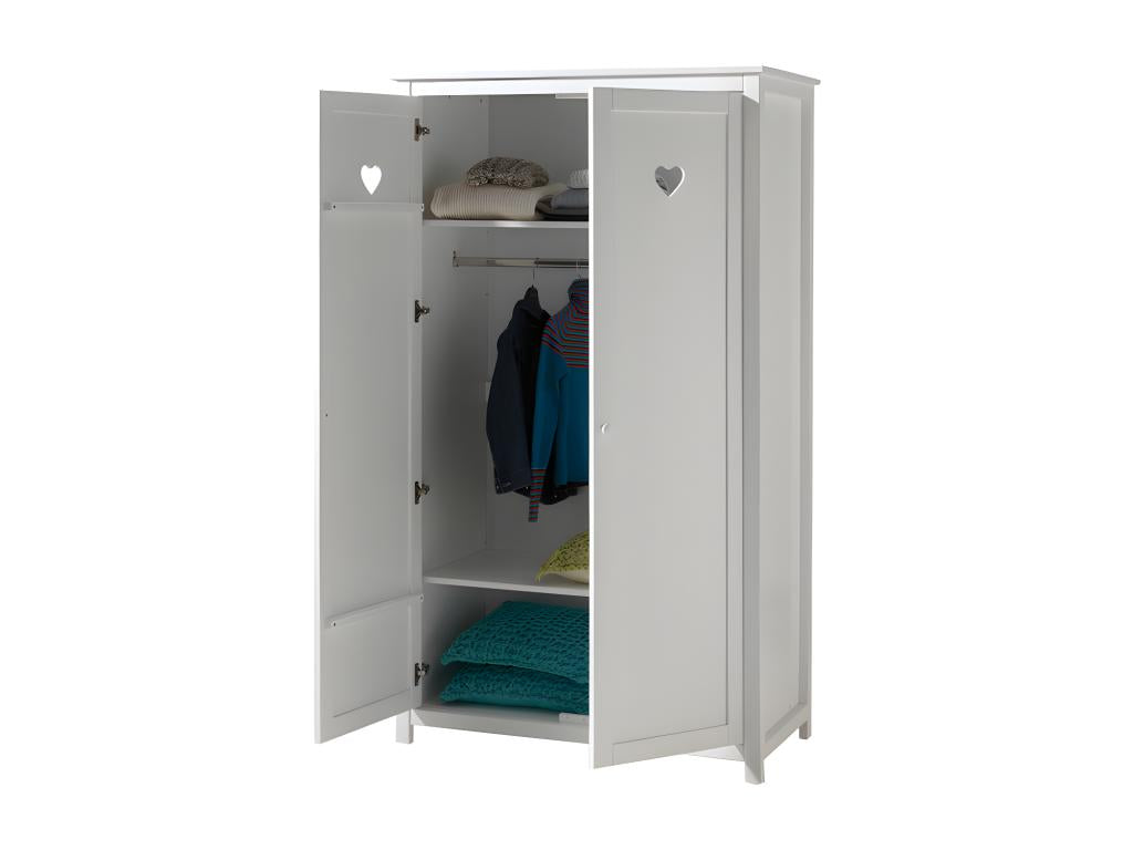 Armoire 2 Portes Amori 190cm Blanc DGNZ95646