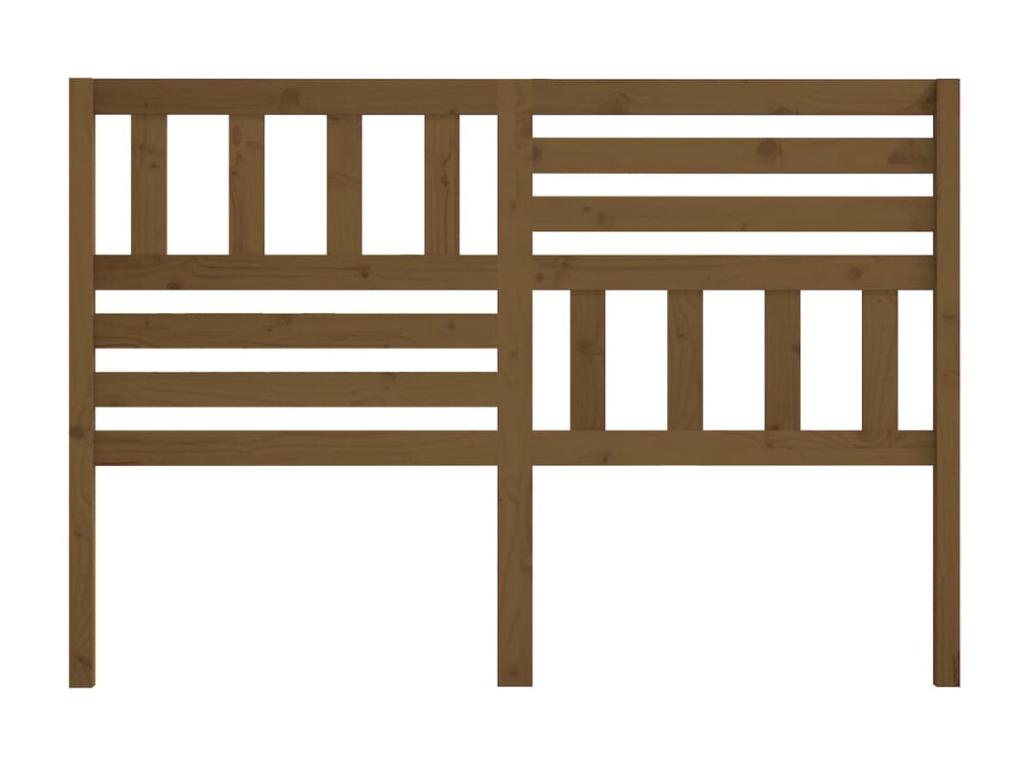 Tête de lit Marron miel 141x4x100 cm Bois massif de pin AZXT36898