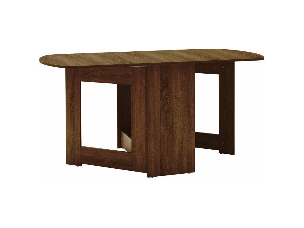 Table à manger Artigeo polymorphe-extensible Marron 160x80x76.5cm DHHG44332