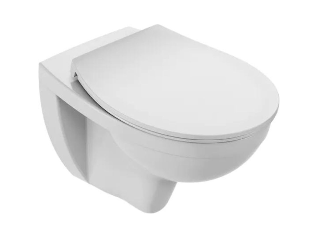 WC suspendu sans mariée Cosymeub abattant extra plat XMFK35906