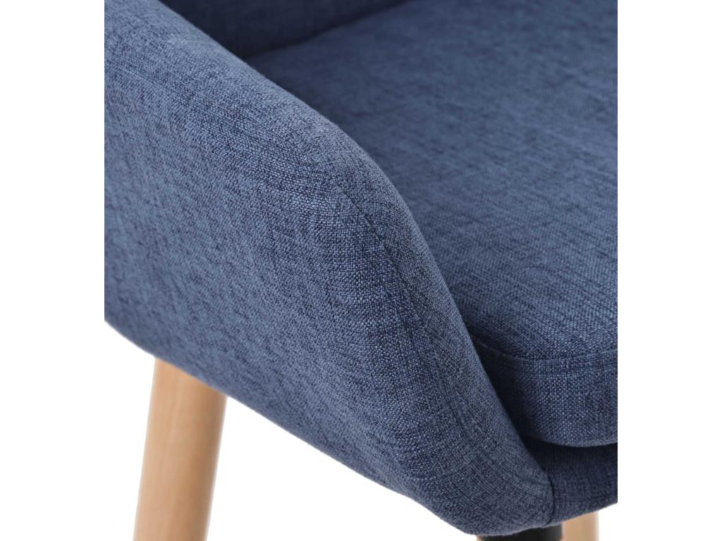 Lot de 2 tabourets métal bleu 51x50x101 cm 10 0004175 MYNW72230