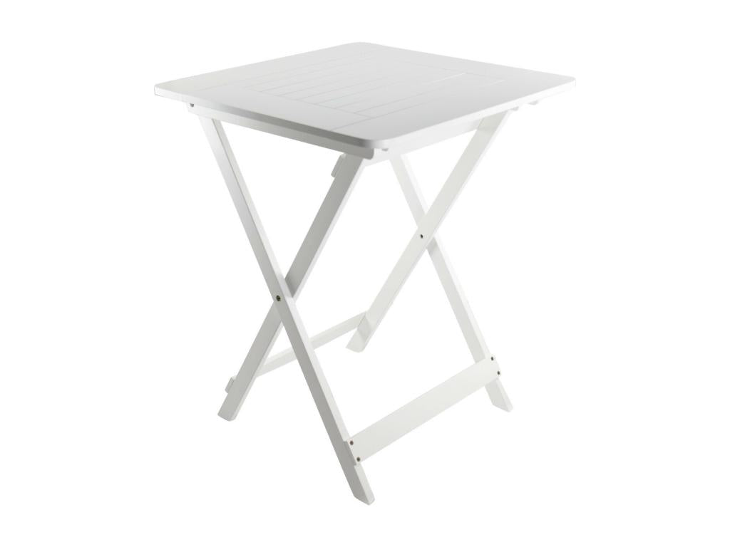 Table pliante en Artigeo vernis 60x60x75cm Blanc 7house YYXF96386