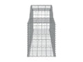 Paniers à gabions arqués 13 pièces 300x50x60/80 cm fer galvanisé SQRN48970