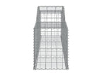 Paniers à gabions arqués 13 pièces 300x50x60/80 cm fer galvanisé SQRN48970