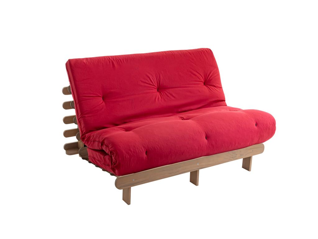 Matelas Artigeo coeur en mousse à mémoire de forme rouge 90x190 LKHF21460