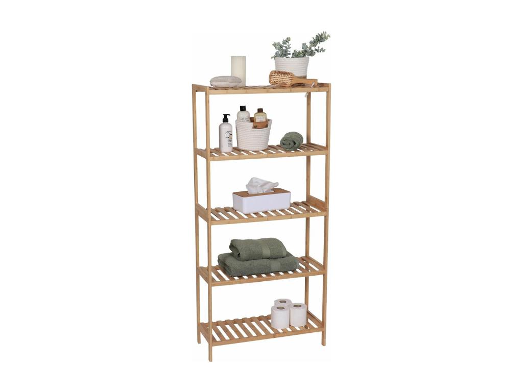 Meuble Etagère de rangement 5 niveaux en Artigeo H 130 cm DPJP35073