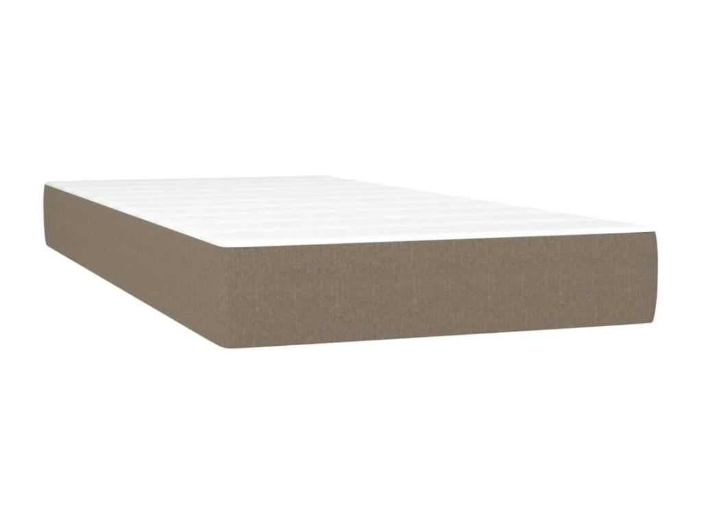 Lit à sommier tapissier avec matelas Artigeo 200x200 cm Tissu FVWV22735