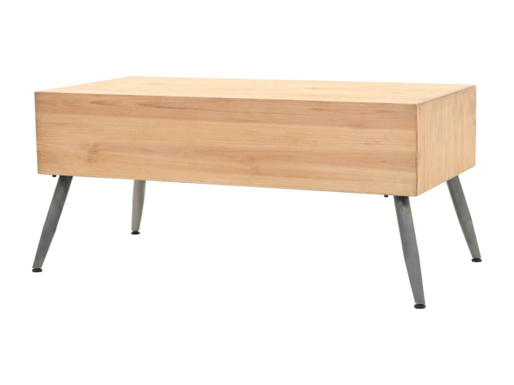 Table basse Bois massif de sapin 115x55x50 cm MCZJ86263