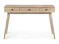 Console 3 tiroirs en bois de frêne naturel Cosymeub 120cm WZXH06814