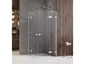 Cabine de douche 120x100cm 2 portes pivotantes Artigeo WHITE blanc acces d'angle WGDY50729