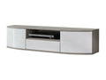 Meuble TV 150cm Collection Artigeo- Couleur blanc- 2 portes 1 tiroir et 1 niche. TSRC56432