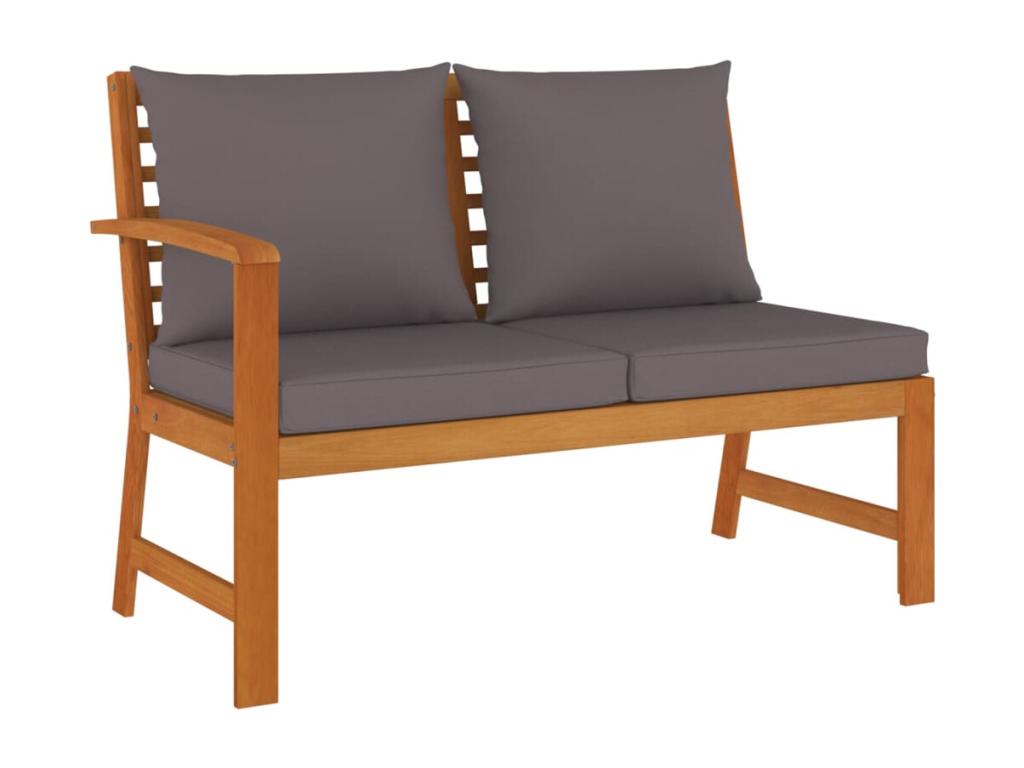 Ensemble de salle à manger de jardin coussins 7 pièces Bois Artigeo VMUB86051