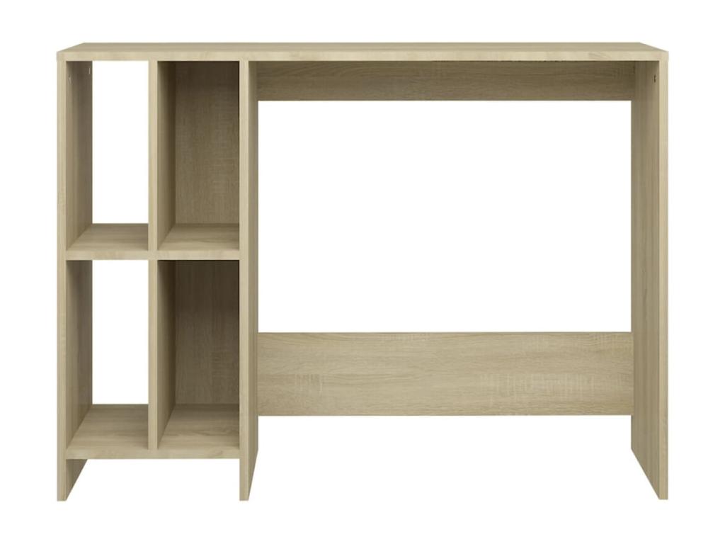 Bureau table poste de bois marron 102.5x35x75 cm 02 0023758 UKJR67174