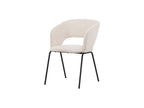 Chaise de salle à manger de jour avec accoudoirs offwhite ACUZ43995