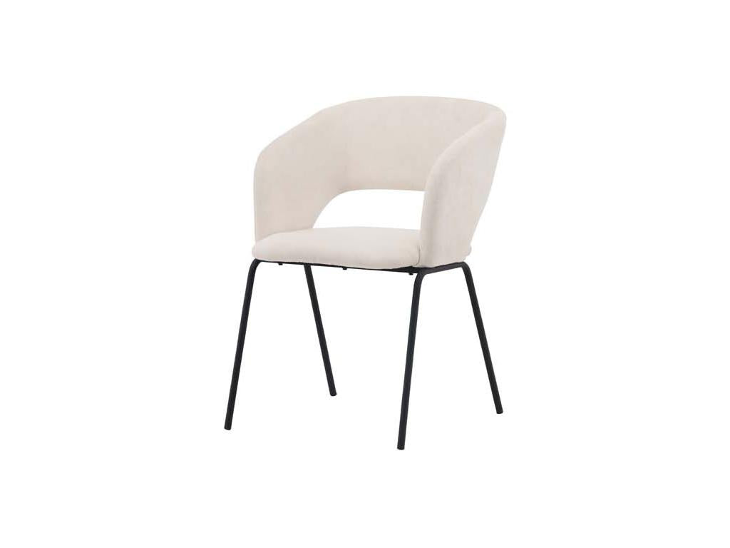 Chaise de salle à manger de jour avec accoudoirs offwhite ACUZ43995