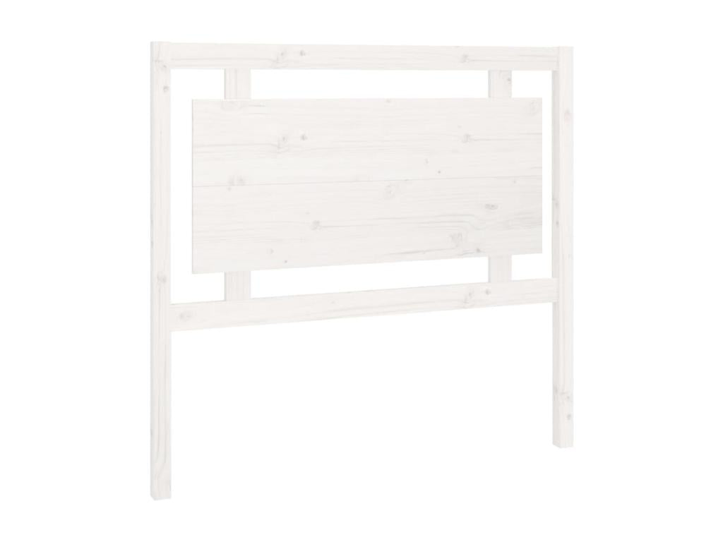 Tête de lit Blanc 105.5x4x100 cm Bois massif de pin HXZK26903
