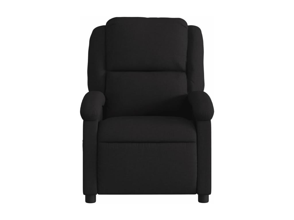 Fauteuil de massage inclinable électrique Noir Tissu VSCM53319