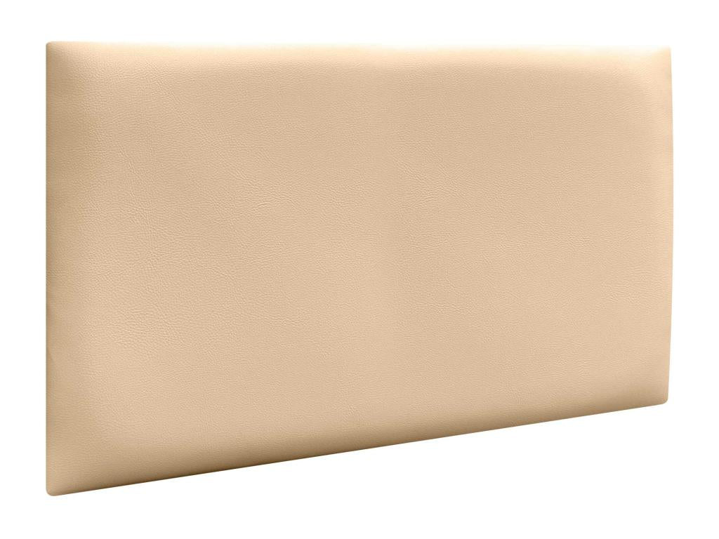 Artigeo Panneaux Rembourrés en Similicuir Autocollants pour Mur Acoustiques Absorbants Protection contre les Chocs Têtes de Lit beige 50x30cm DDBG13225