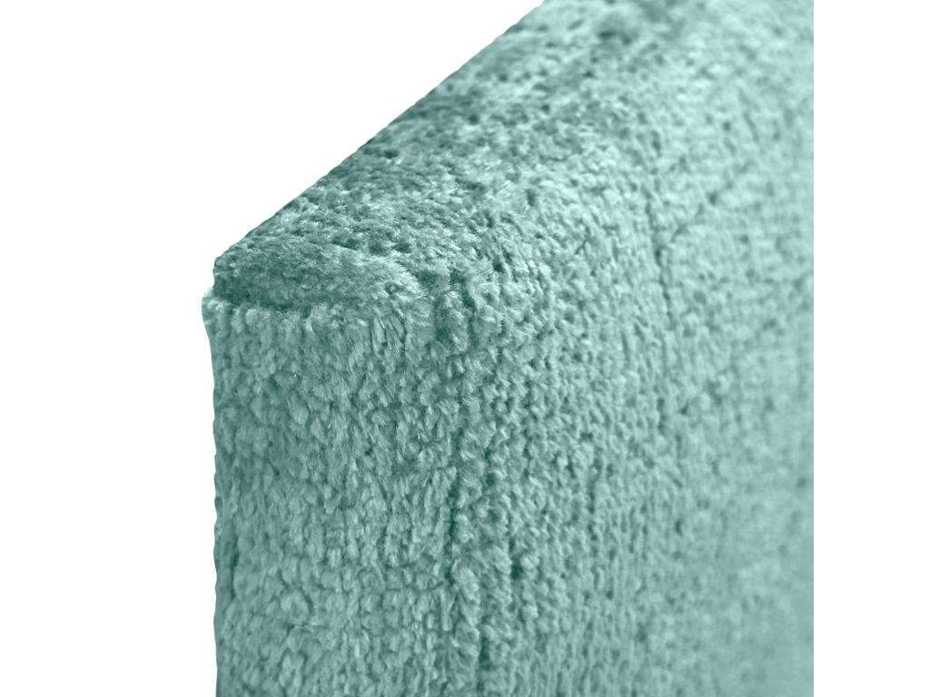 Artigeo Tête de Lit Laine Naturelle avec Boutons 110x105cm avec Pieds de Lit 105 - Vert Artigeo COOO59574